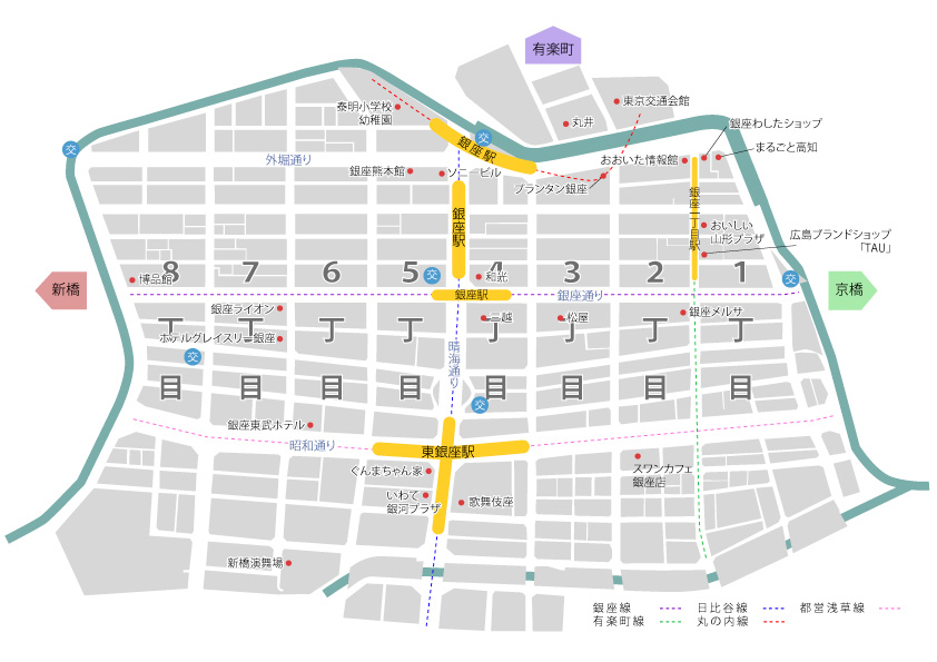 銀座地図